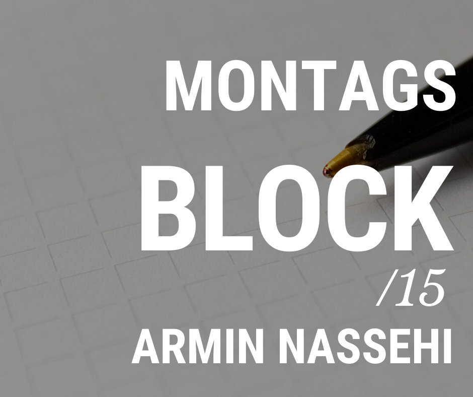 Read more about the article MONTAGSBLOCK /15