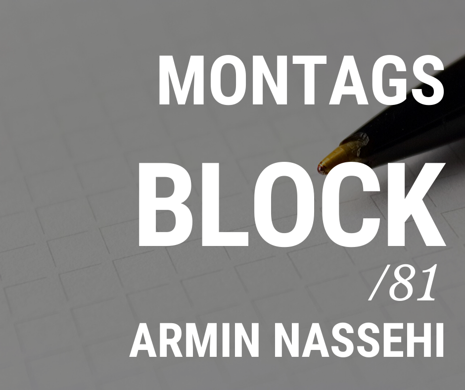 Read more about the article MONTAGSBLOCK /81