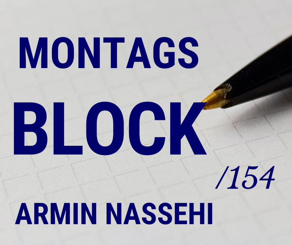 Read more about the article Montagsblock /154