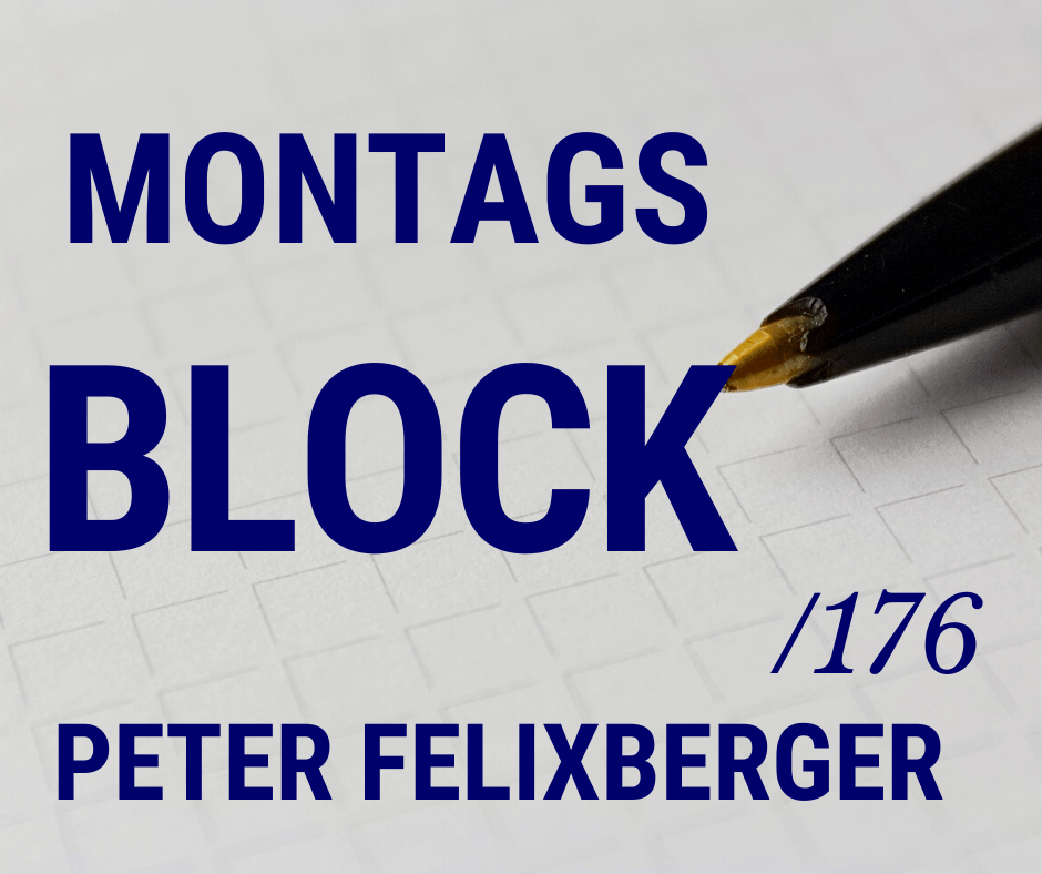 Read more about the article Montagsblock /176