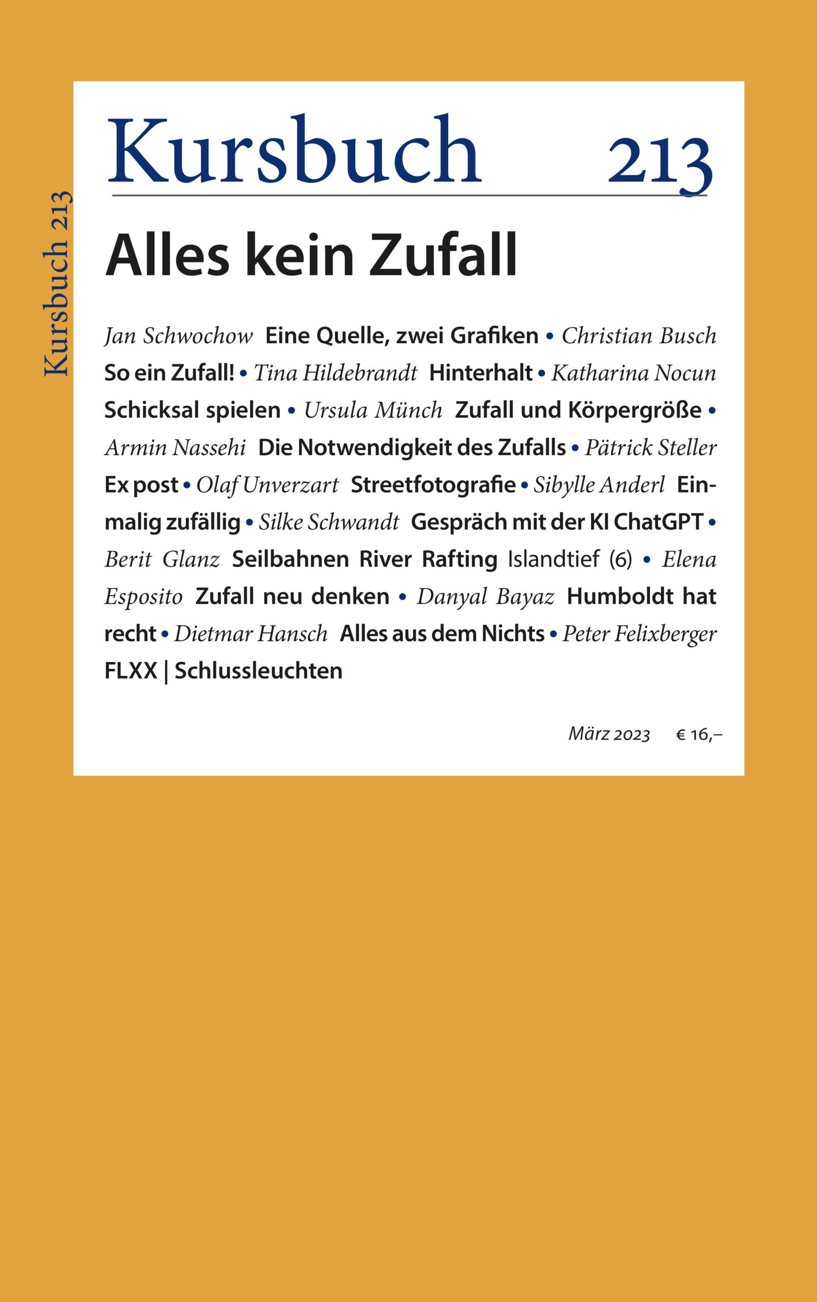 Jahresabo Print – Ab Kursbuch 213