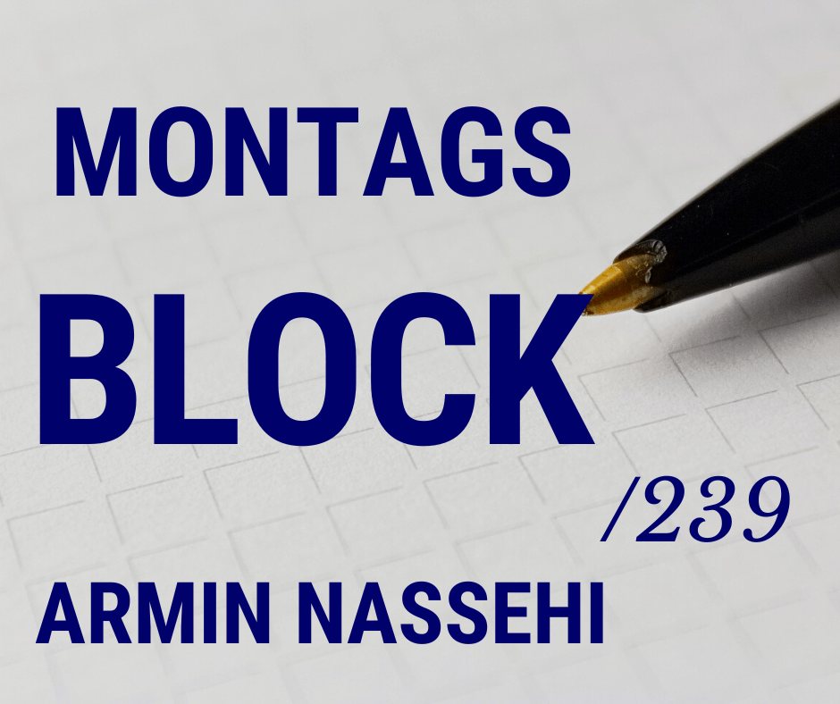 Read more about the article Montagsblock /239