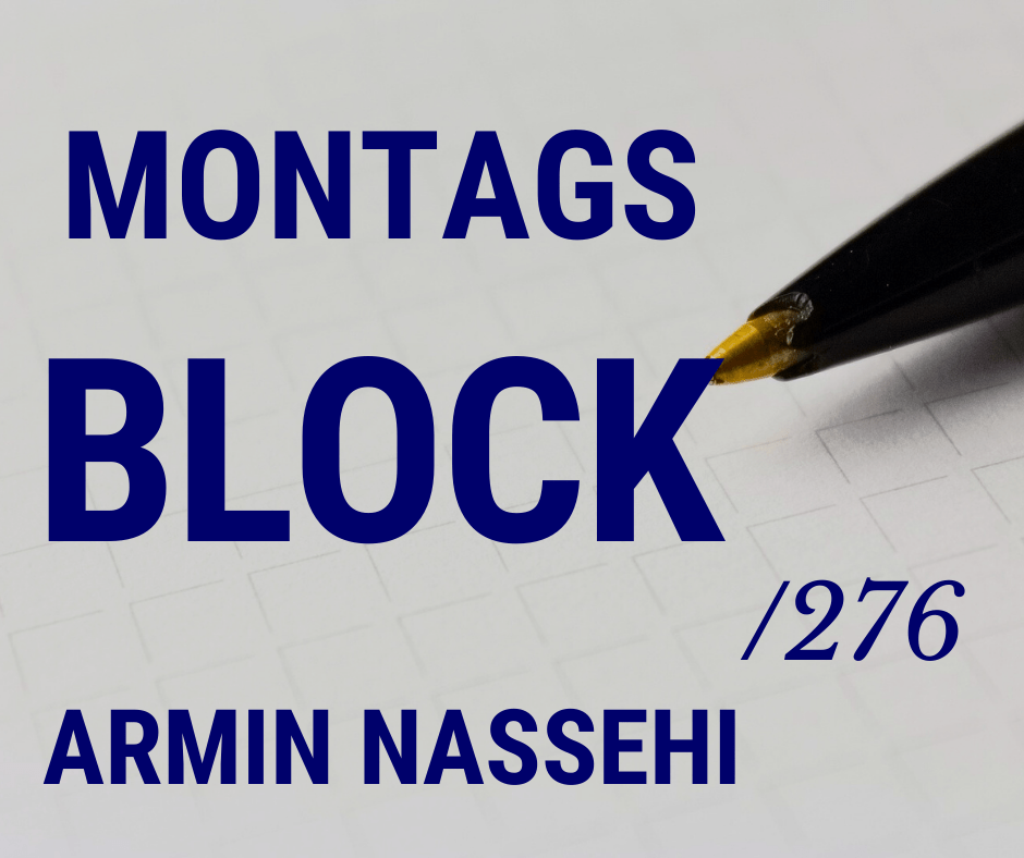 Read more about the article Montagsblock /276